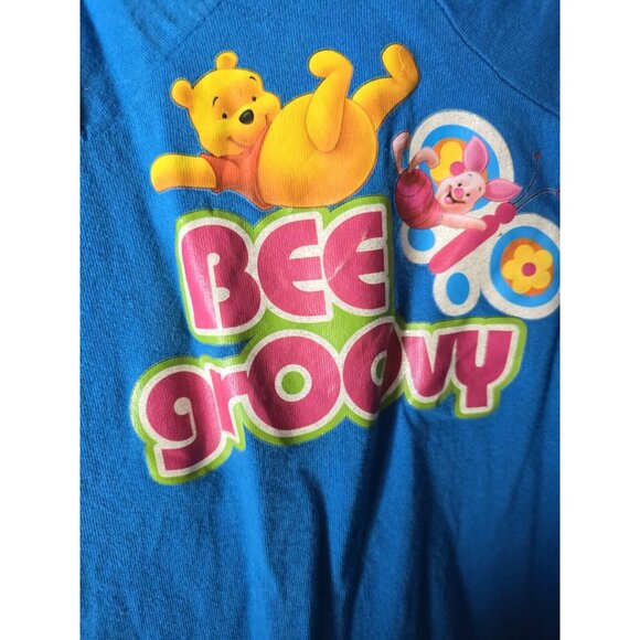 Vintage Women's Blue Winnie The Pooh Flowy Long Top/ Night Dress - Size XL - Picture 11 of 13